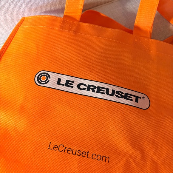 Le Creuset Orange Reusable Shopping Tote Bag - Picture 6 of 6